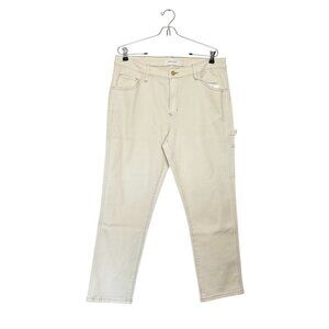 Dear John Blaire Straight Crop Cargo Jeans in Wheat - Sz 32 - NWT